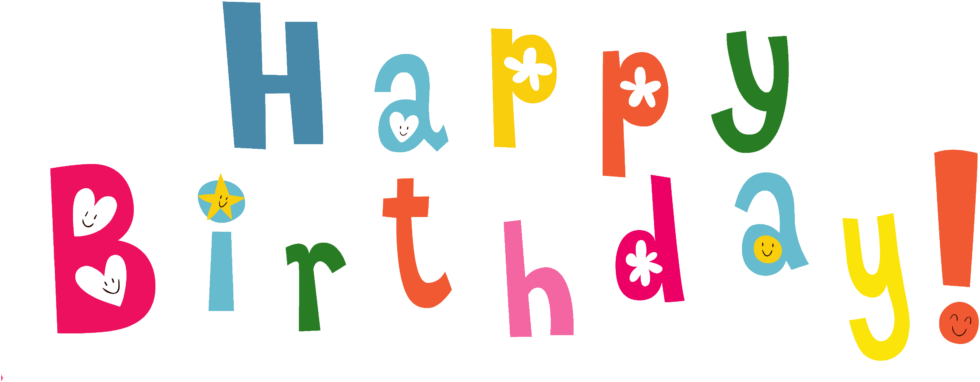 Happy Birthday Letters - Graphic Design (1024x448), Png Download