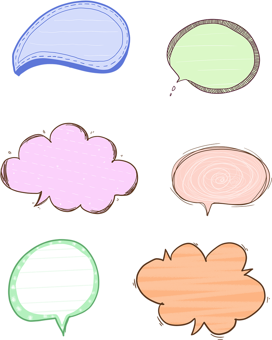 Original Couleur Mignon Dessin Animé Png Et Psd - Illustration (1024x1369), Png Download