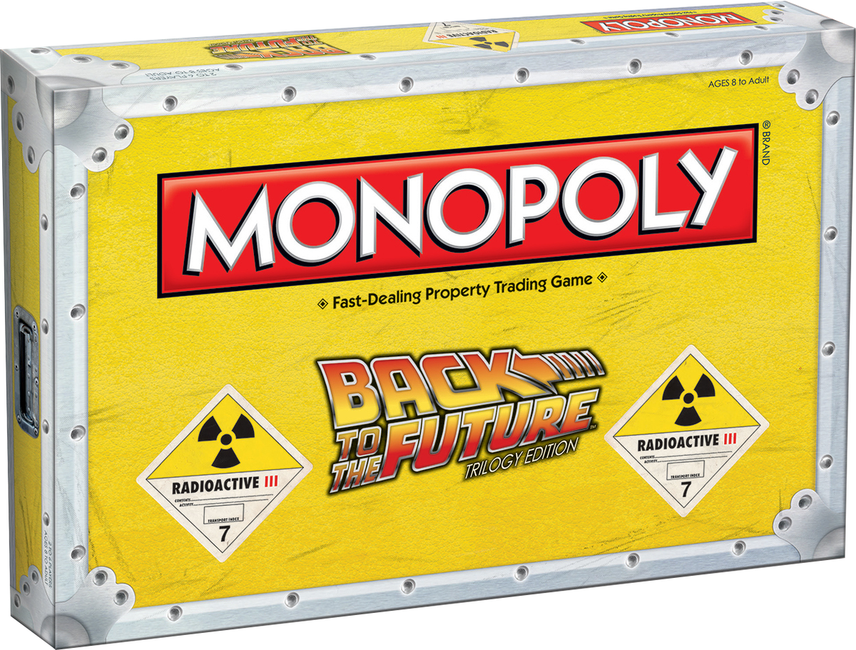 Monopoly® - - Monopoly Back To The Future Trilogy Edition Board Game (1200x911), Png Download