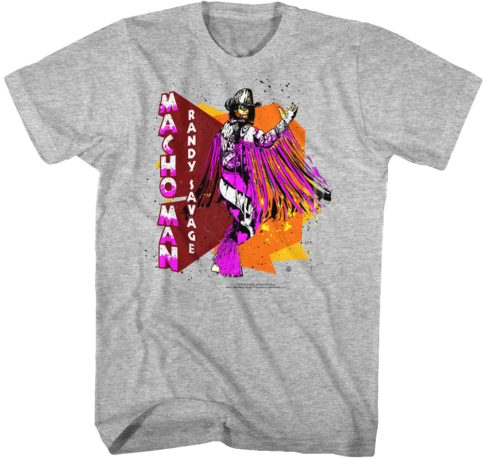 Fringe Jacket Macho Man Randy Savage T Shirt - Camiseta Breakfast Club (1001x945), Png Download