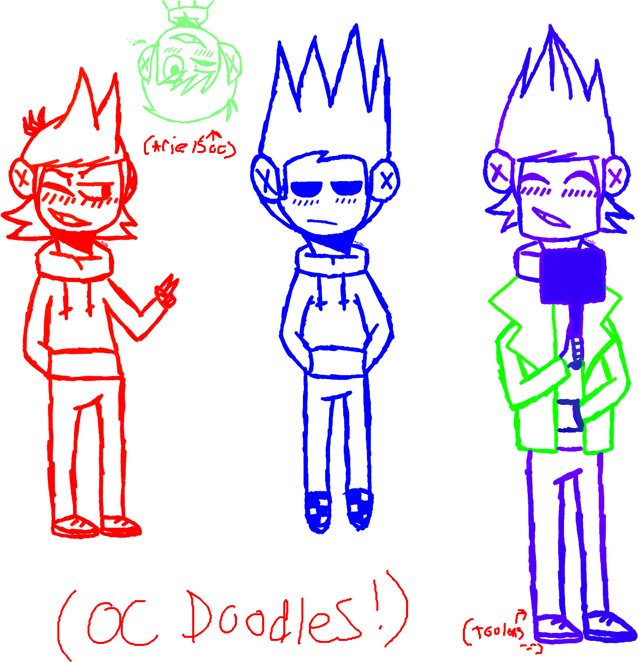 Oc Doodles - Cartoon (1350x1350), Png Download