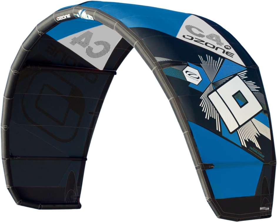 C4 V6 - Kitesurfing (1024x897), Png Download