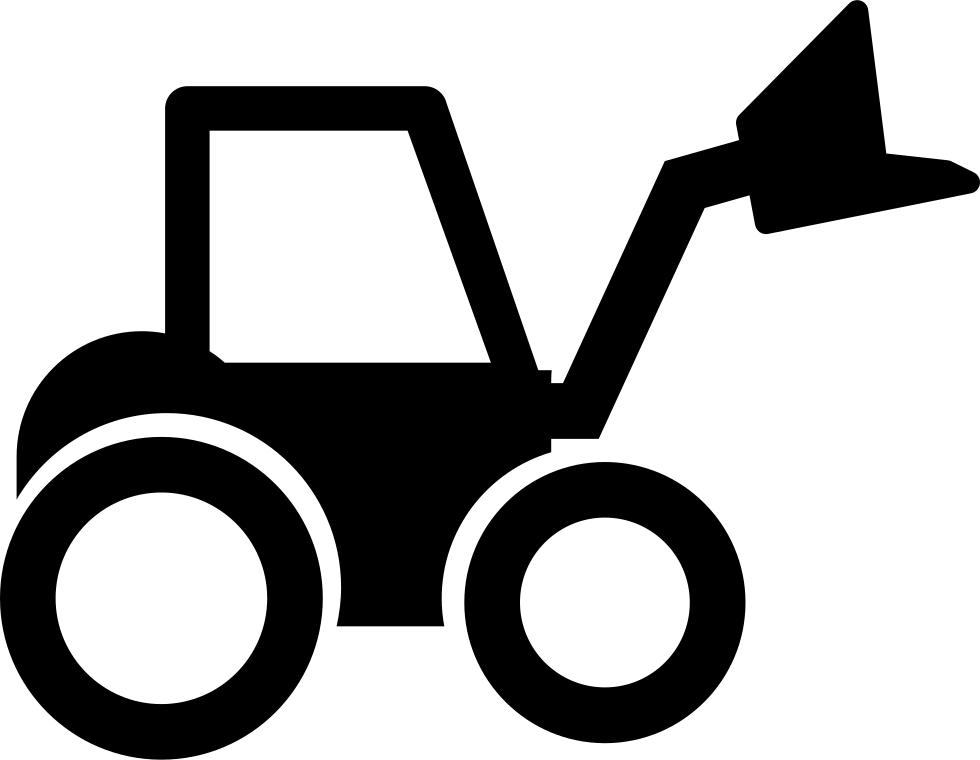 Png File - Wheel Loader Icon Png (980x760), Png Download
