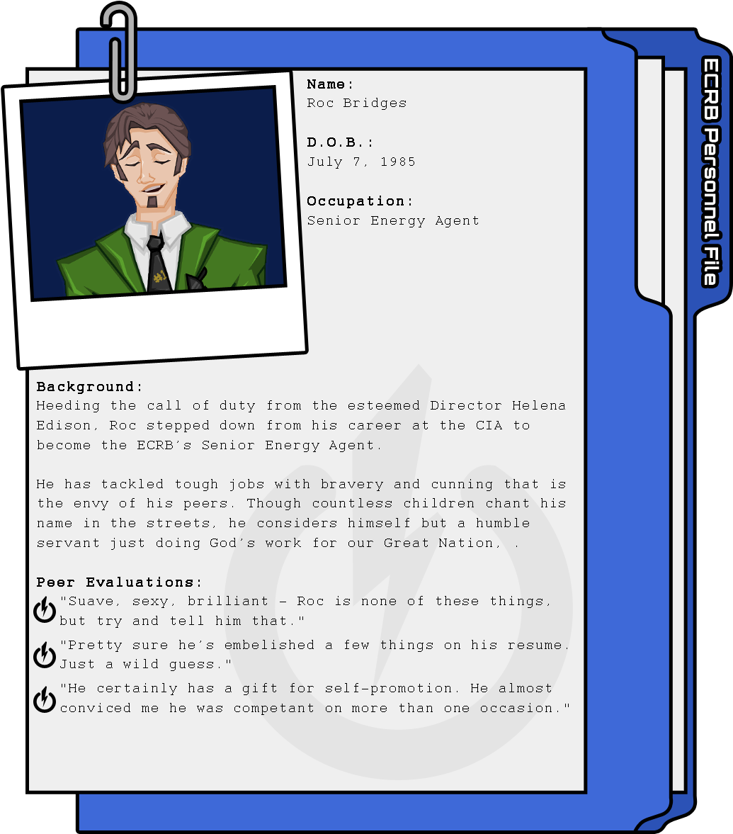Roc Bridges' Profile - Cartoon (1080x1260), Png Download