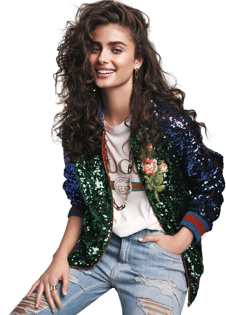 In Which The Team Provide Tons Of Pngs For You To Choose - Taylor Hill Elle Magazine (836x1080), Png Download
