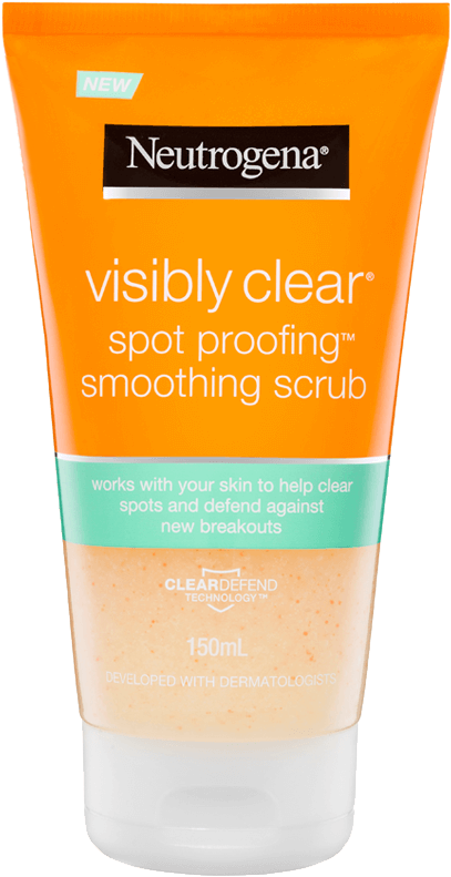Visibly Clear Spot Proofing Scrub New - Neutrogena Visibly Clear Spot Proofing 2 In 1 Wash (826x826), Png Download