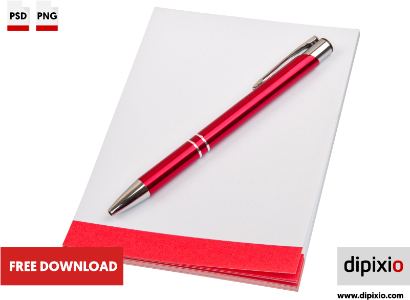 Paper Block And Pen - Yellow Chilli Png (800x600), Png Download