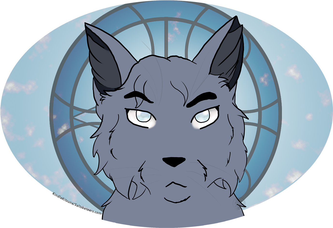 Going In Blind - Cat Yawns (1435x1000), Png Download