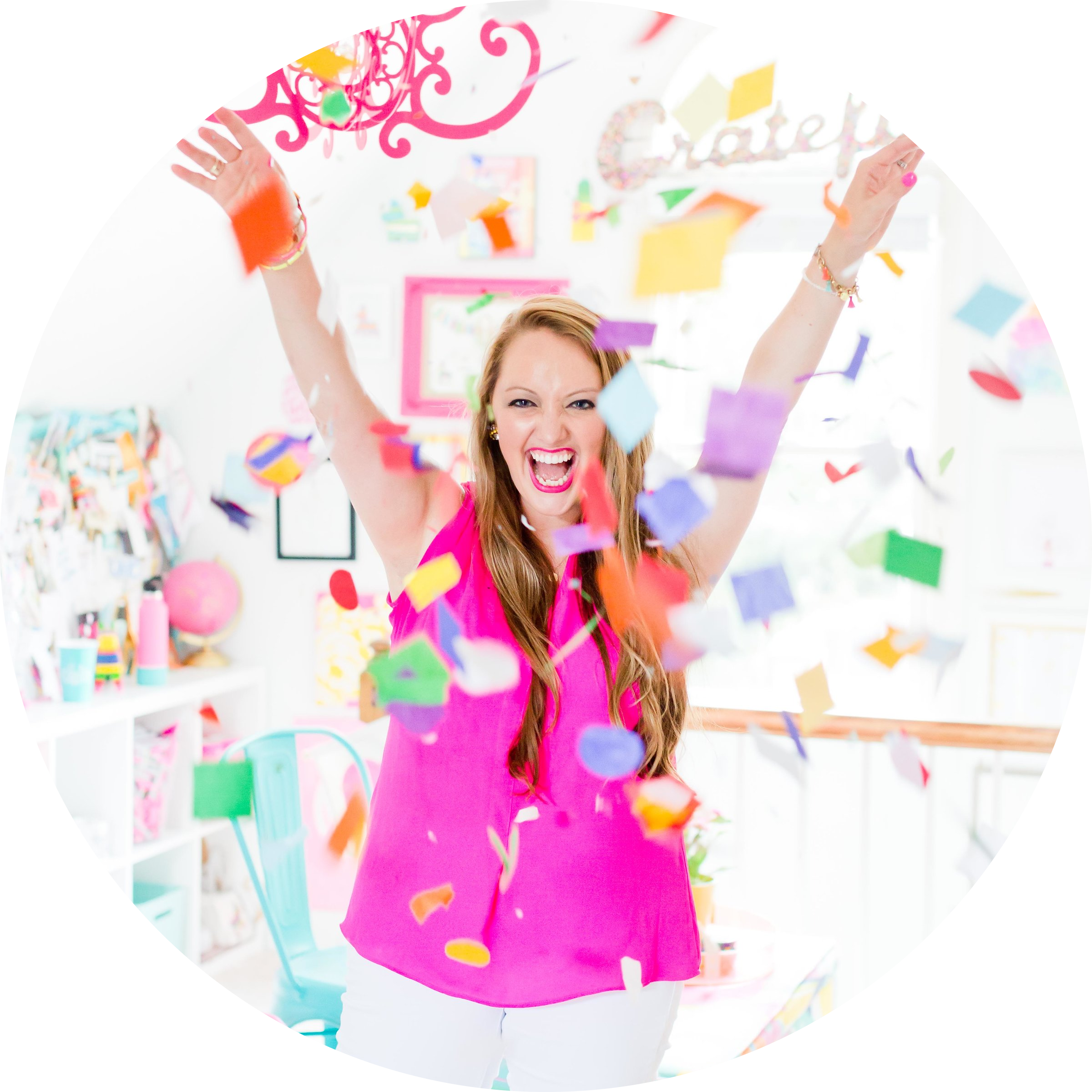 To Spread Happiness Through My Handwriting - Circle (2400x2400), Png Download