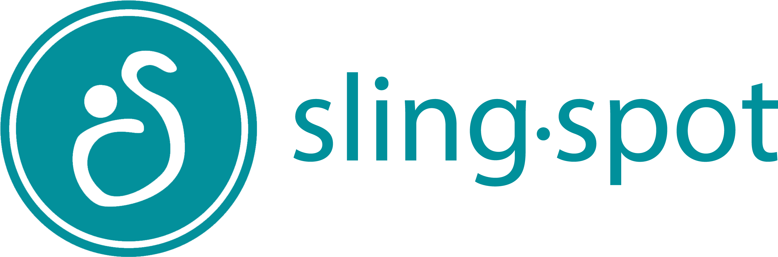 Sling Spot Logo - Graphic Design (2571x857), Png Download