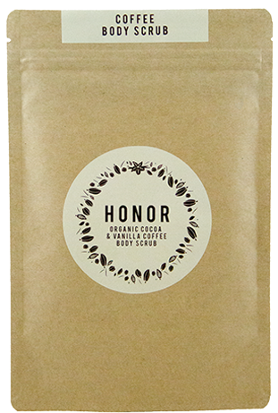 Cocoa And Vanilla Organic Coffee Scrub - Paper Bag (600x600), Png Download