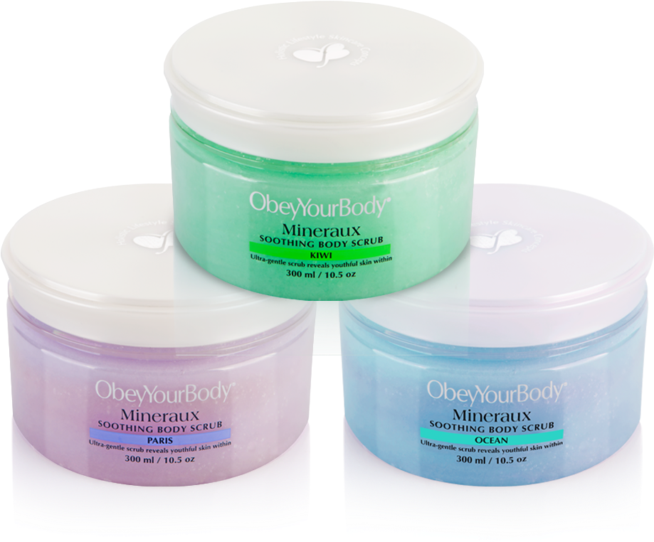 Soothing Body Scrub - Obey Your Body Soothing Body Scrub (1000x1000), Png Download