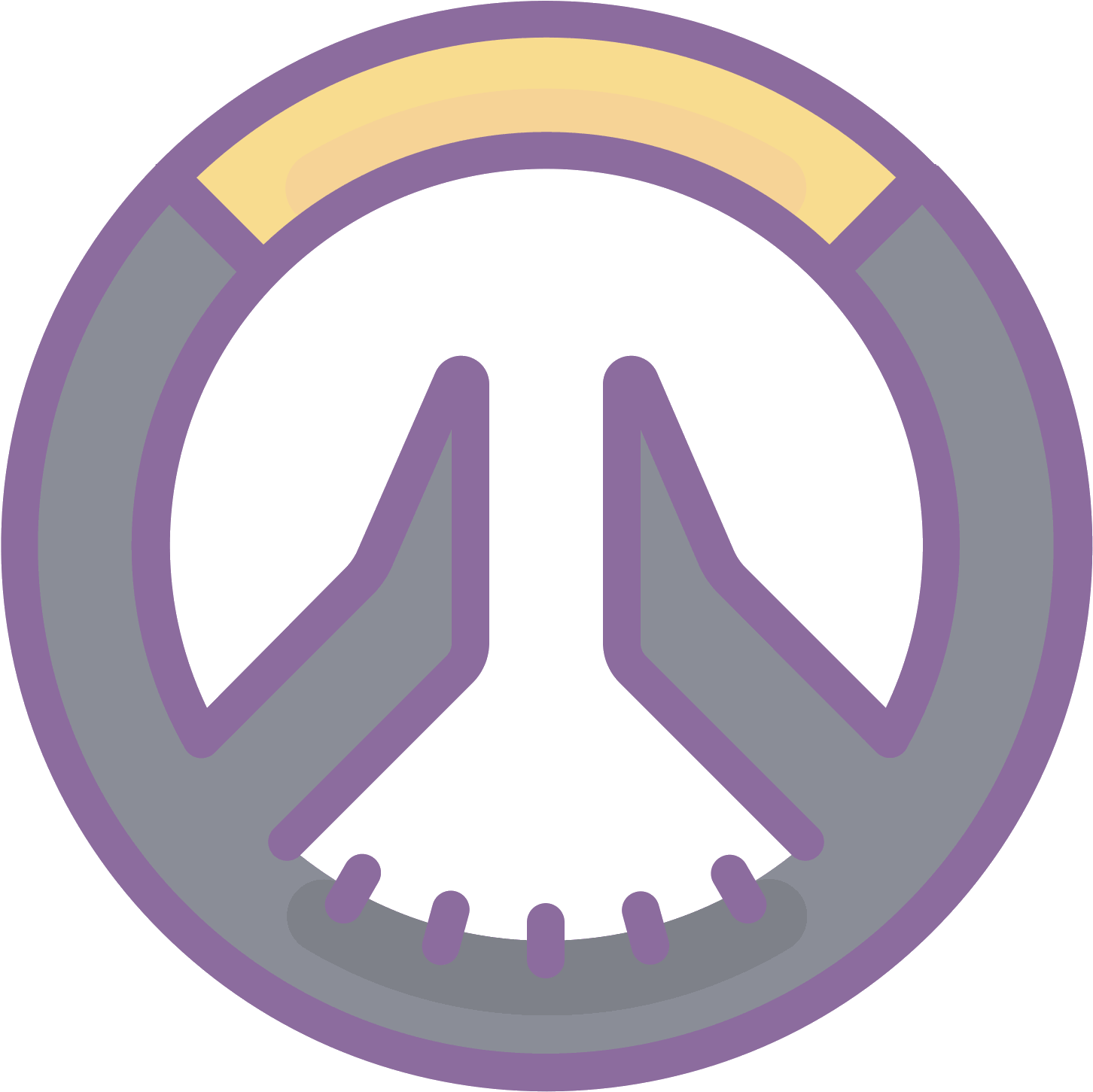 Gold Icon Overwatch Competitive Png - Circle (1600x1600), Png Download