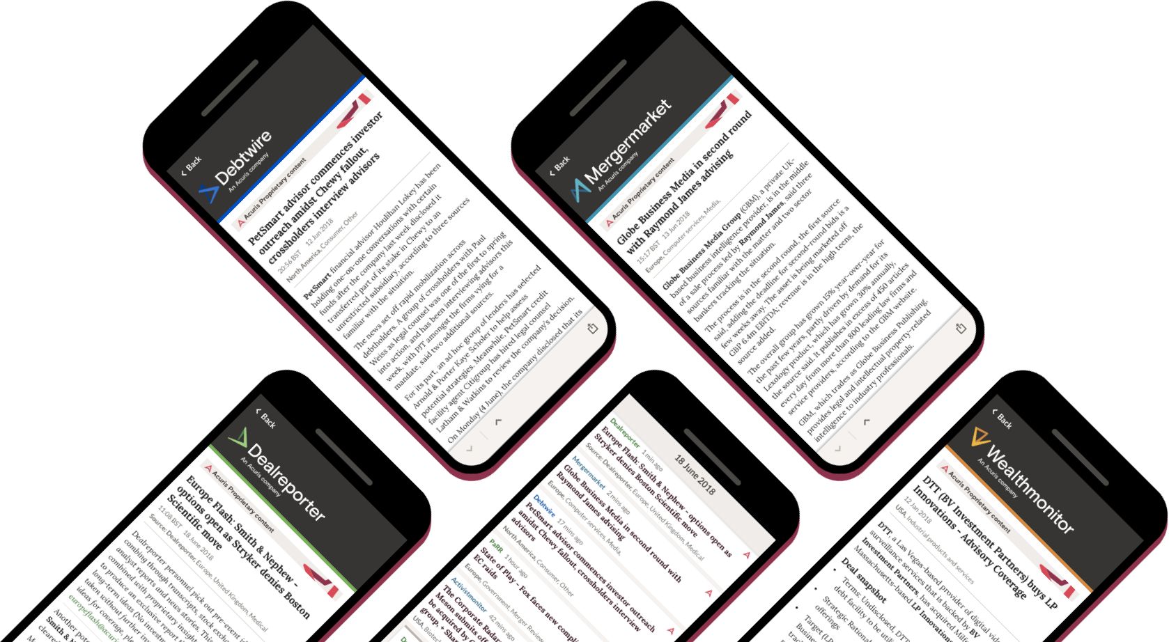 Examples Of The Acuris Mobile Application - Iphone (1678x922), Png Download