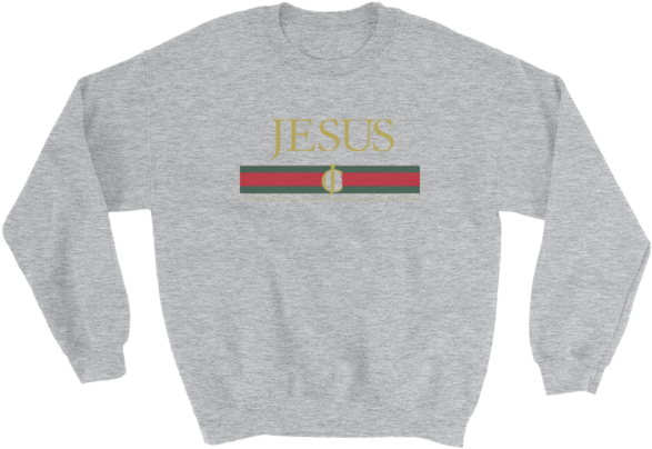 Jesus Sweatshirt - Sweater (600x600), Png Download