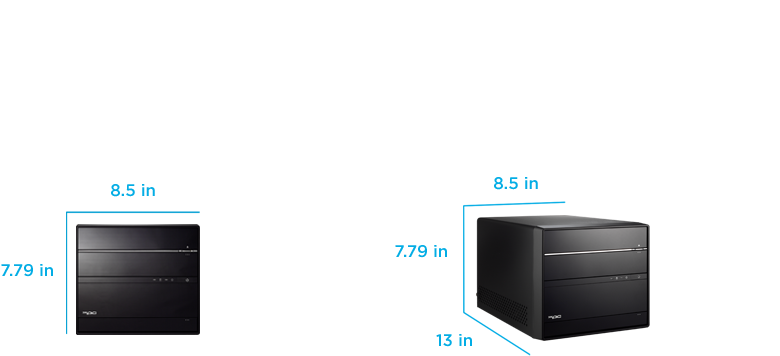 Compared To The Average Pc Tower, The Sh170r6 Packs - Chest Of Drawers (819x400), Png Download
