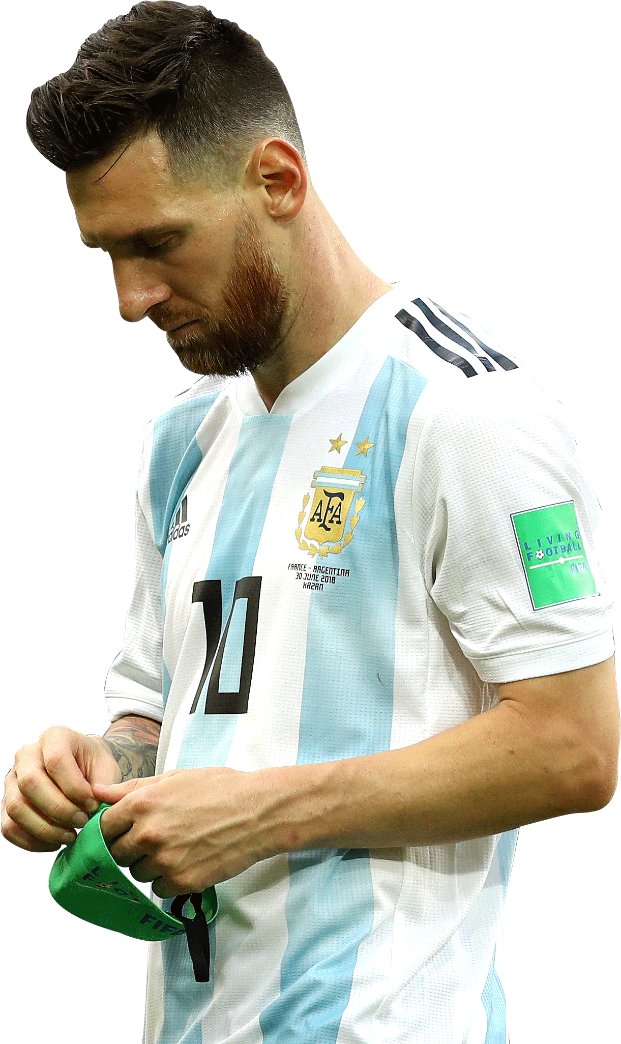 Download - Messi Argentina 2018 World Cup (1500x2261), Png Download
