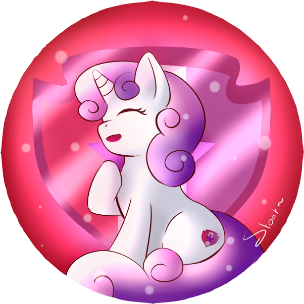Pins Sweetie Belle - Illustration (632x613), Png Download