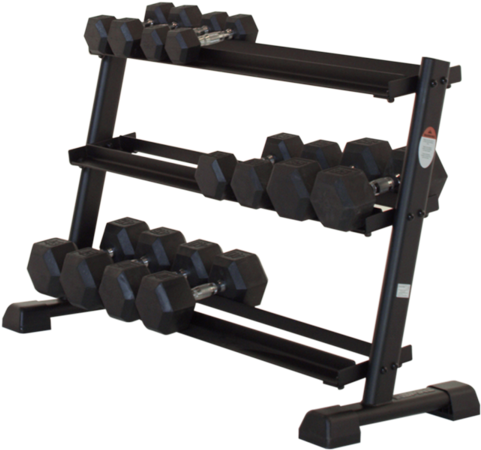 Inspire Fitness 3-tier Dumbbell Rack - Dumbbell (600x600), Png Download