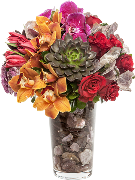 Tall Earth Gift Arrangement - Bouquet (600x600), Png Download