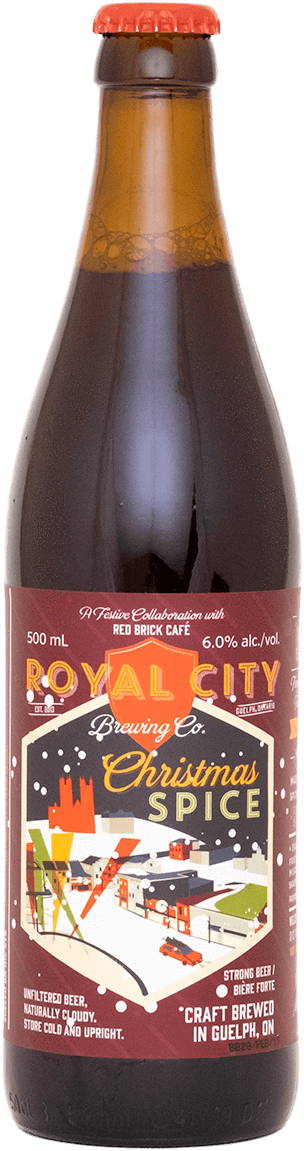 Christmas Spice - Brown Ale - Cerveja Original One Way 600ml (1200x1200), Png Download
