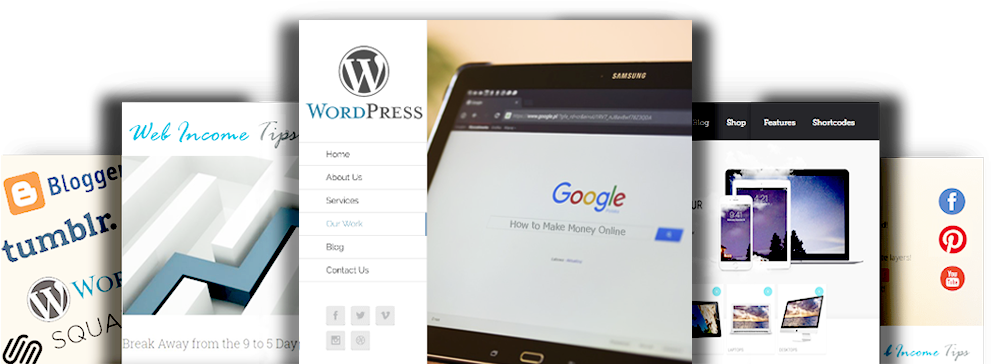 Earn An Income Online - Tablet Computer (1000x378), Png Download