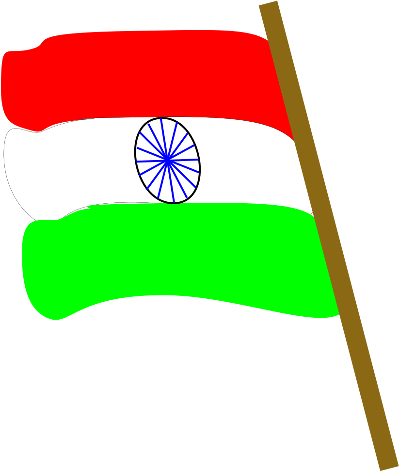 File - Indtricolor - Svg - Flag (827x1024), Png Download