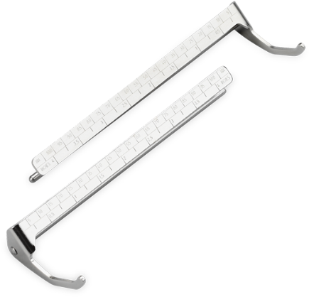 Seam Guide With Scale - Earrings (766x511), Png Download