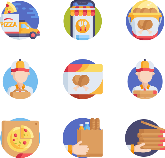 Food Delivery (600x564), Png Download