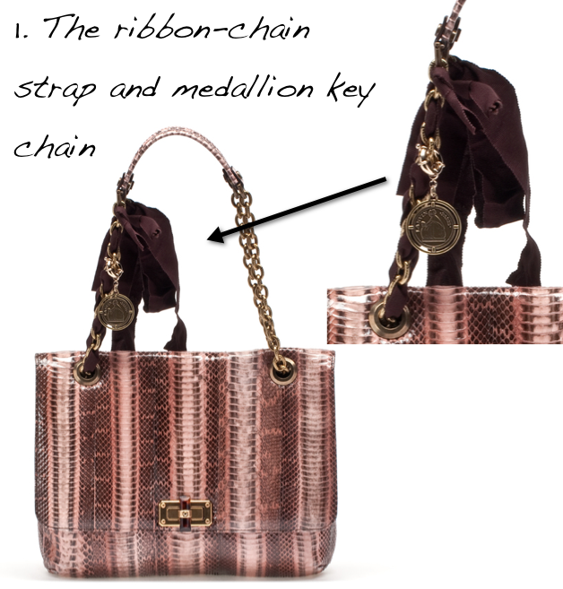 Lanvin Adds A Whimsical Touch To Their Handbags - Handbag (628x657), Png Download