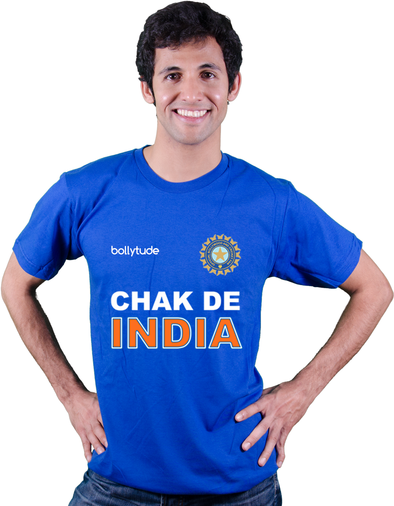 Icc Cricket World Cup 2015, Team India Tshirt, Jersey, - Unmukt Chand Png (1000x1000), Png Download