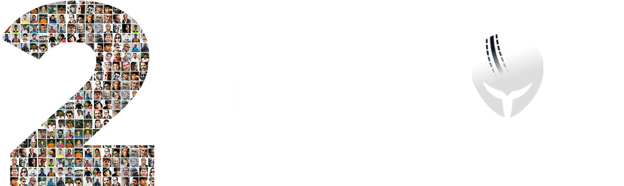 2 Million Cricketers 2 Million Cricketers - Skimboarding (1920x500), Png Download
