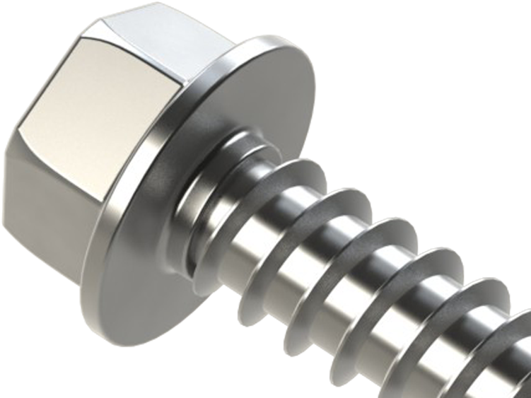 Ind Hex Flange Head Bi Metal Self Drilling Screw - Barbell (800x600), Png Download