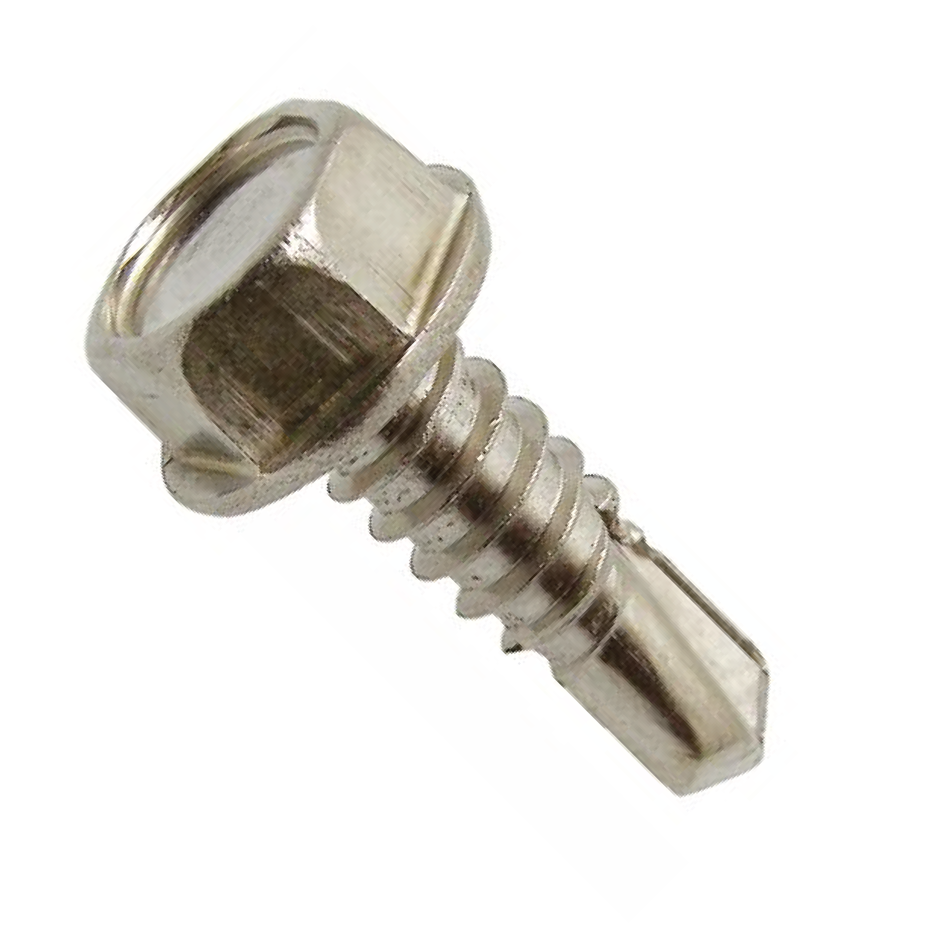 Hexagon Head With Flange Self-drilling Screws - Titanium Self Drilling Screw (2083x2083), Png Download
