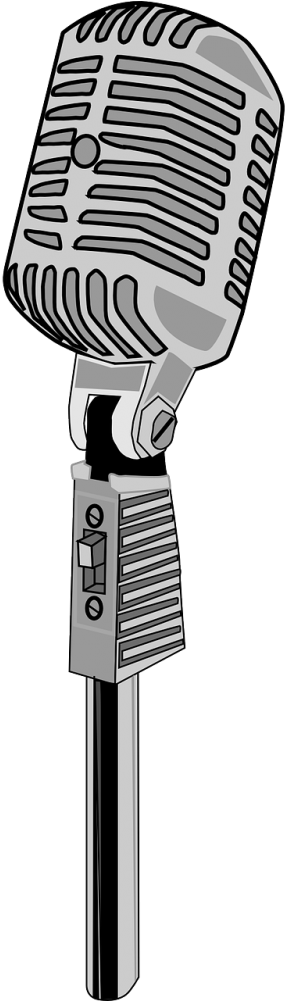 Microphone Vector Png Free (500x1000), Png Download