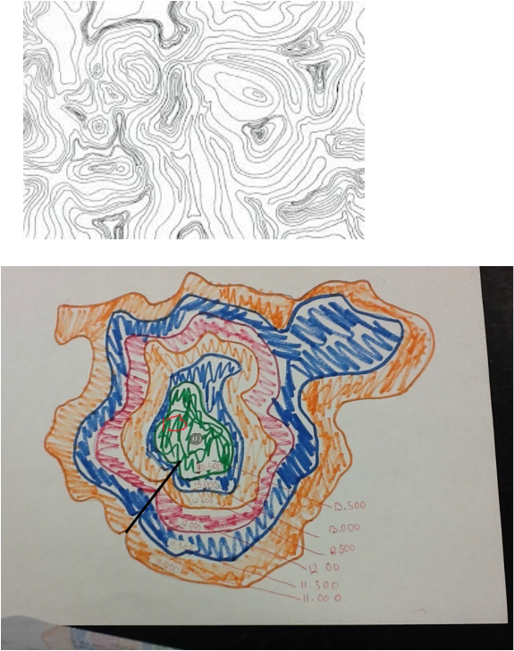 Topographic Map (575x729), Png Download