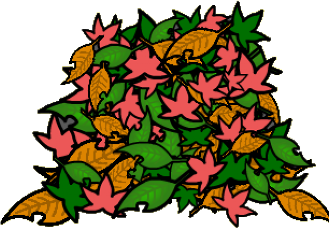 Leaves Clipart Pile Leaves (640x480), Png Download