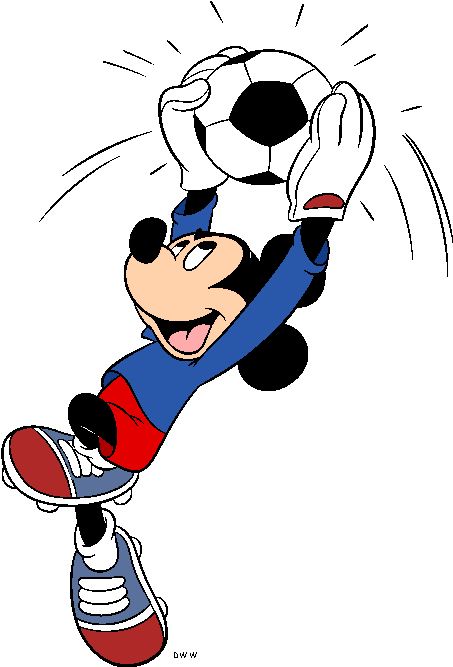 Mickey Mouse Football Png - Mickey Mouse Futbol Png (504x704), Png Download
