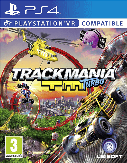 Trackmania Turbo - Trackmania Turbo Ps4 Cover (552x700), Png Download