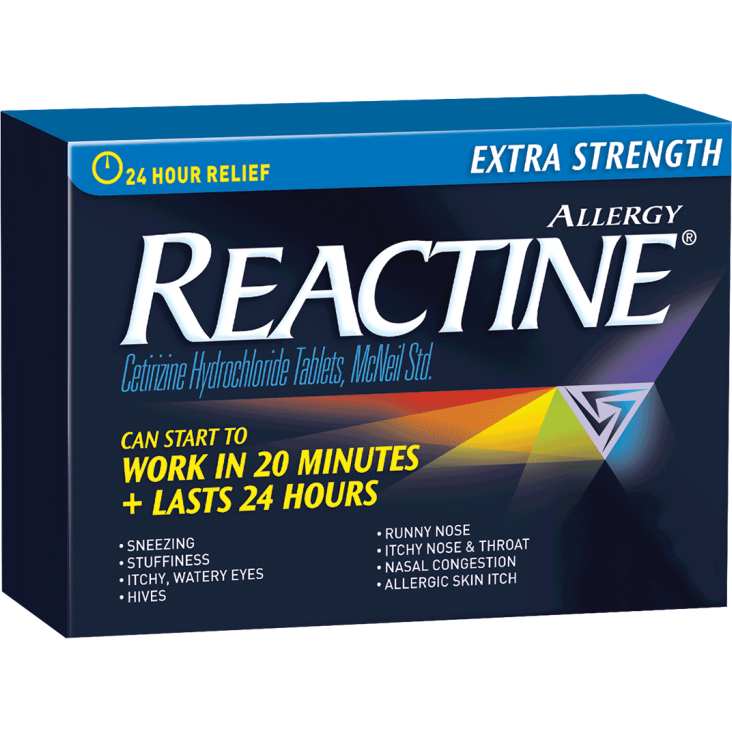 Tylenol, Cold Extra Strength, Daytime & Nighttime Ez - Reactine (732x732), Png Download