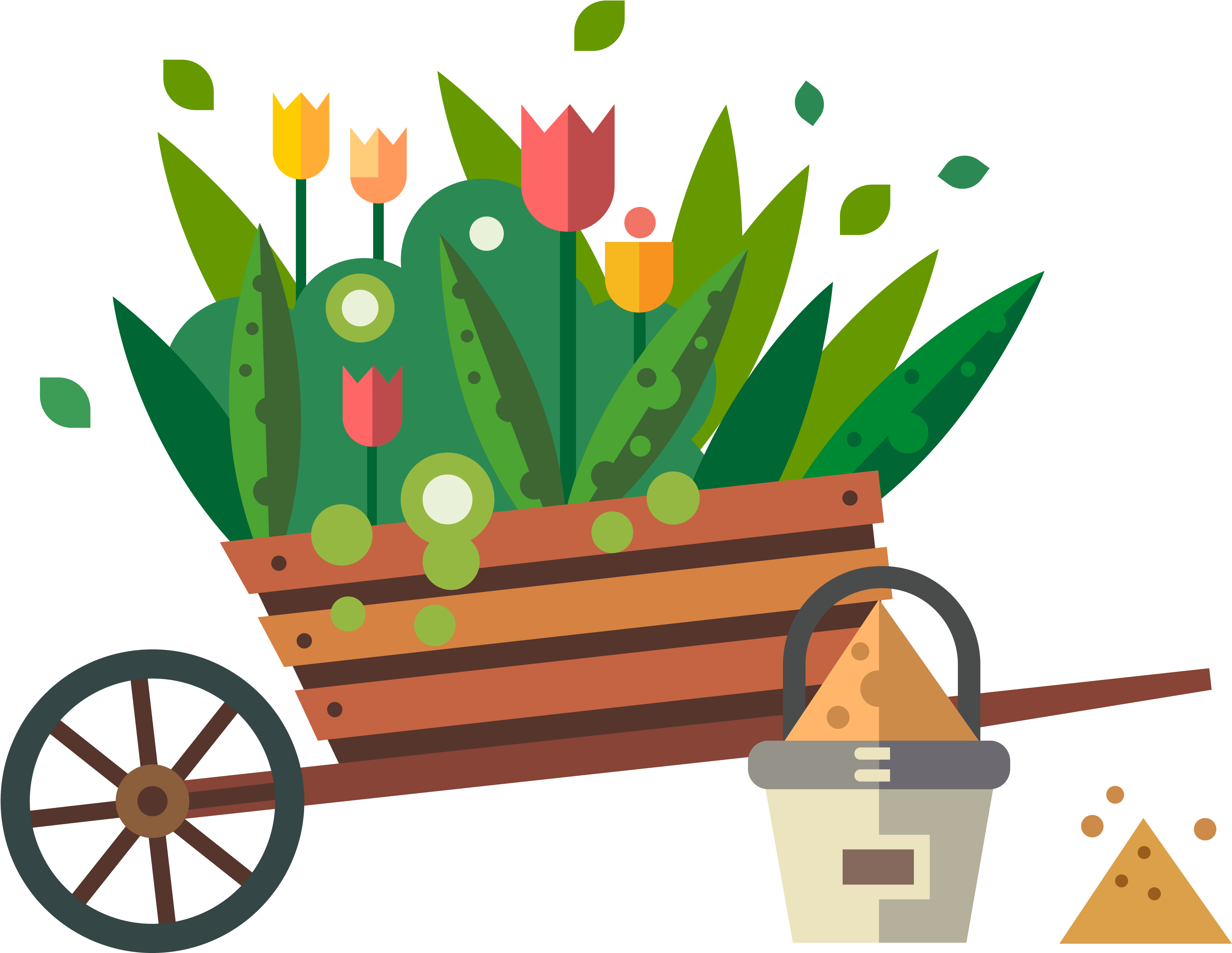 Clipart Library Download Garden Tool Landscaping Shipping - Garden Vector Png (4167x4167), Png Download