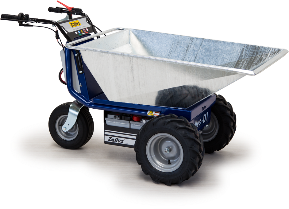 Electric Wheelbarrow,power Wheelbarrow, Motorised Wheelbarrow,electric - Carro De Transporte Motorizado (1000x1000), Png Download