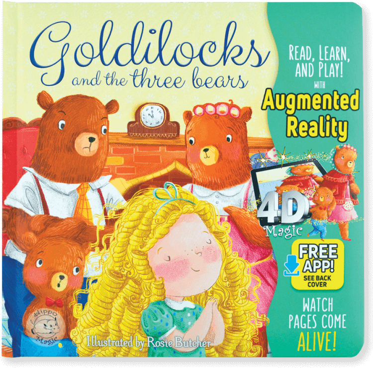 Book Title - - Little Hippo Augmented Reality (861x861), Png Download