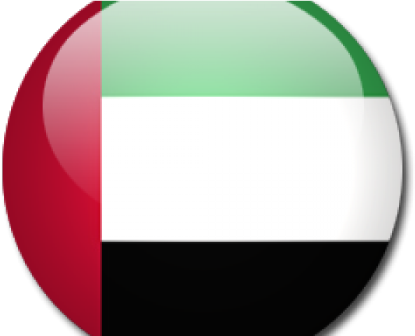 The United Arab Emirates Flag Clipart Png - Circle (640x480), Png Download
