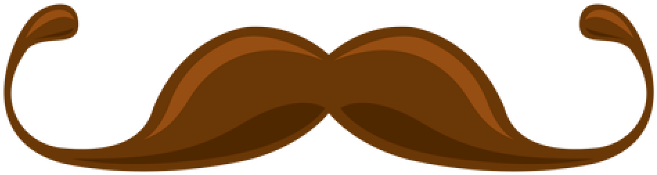 Clipart Mustache Mustache Clipart At Getdrawings Free - Bigote Cafe Animado (1024x1024), Png Download