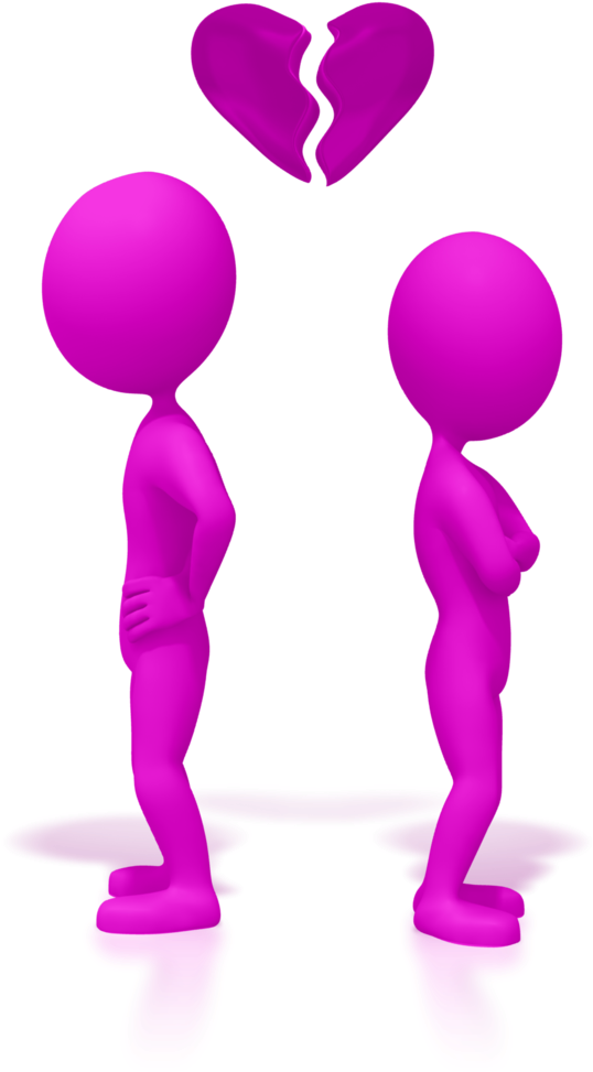 Why Defending Yourself Destroys Your Relationship - Stick Figure On Relationship (688x1000), Png Download