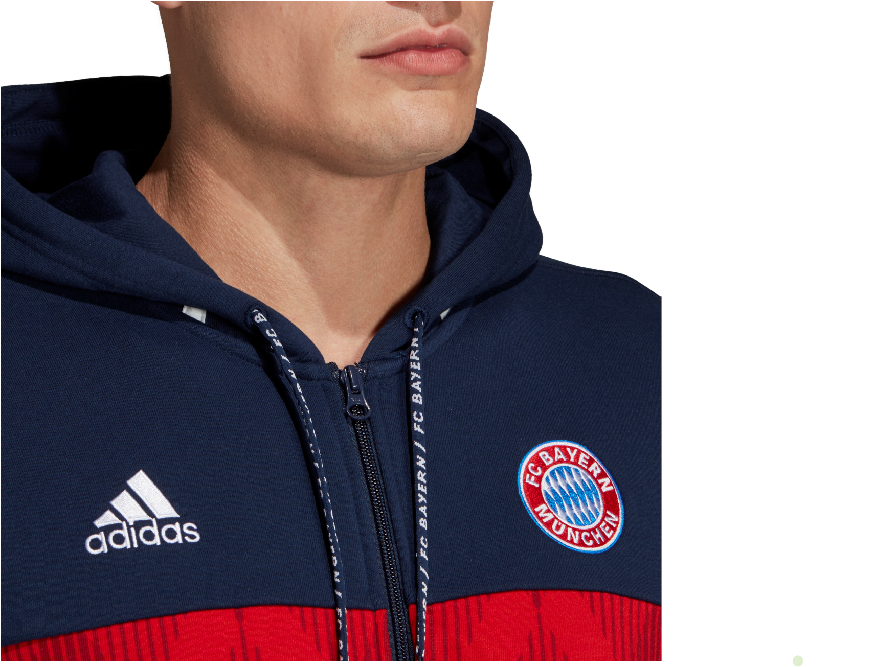 Hoody Adidas Fc Bayern 3s Fz Dp4101 Adidas - Adidas (2128x1416), Png Download