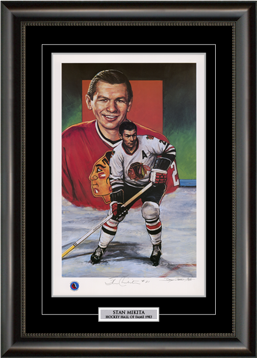 Stan Mikita Signed Chicago Blackhawks Limited Edition - Picture Frame (700x700), Png Download
