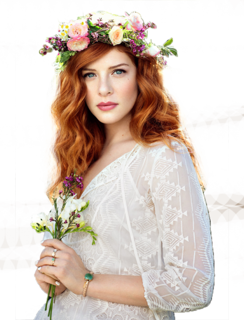 Flower Crown Png Tumblr - Rachelle Lefevre Poison Ivy (500x655), Png Download