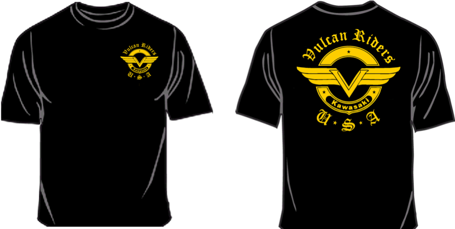 Logo Shirts Standard Vra Logo Shirts Vulcan Riders - T-shirt (900x457), Png Download